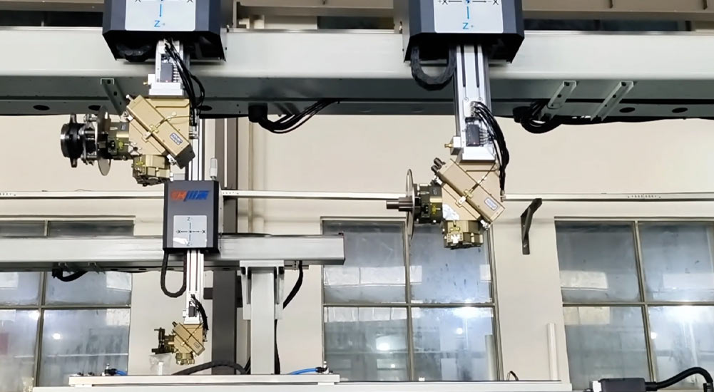 成品機(jī)床二拖一